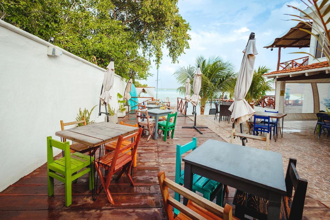 El Buho Lagoon Bacalar Bagian luar foto