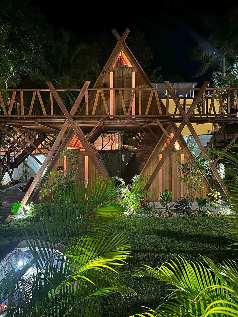El Buho Lagoon Bacalar Bagian luar foto